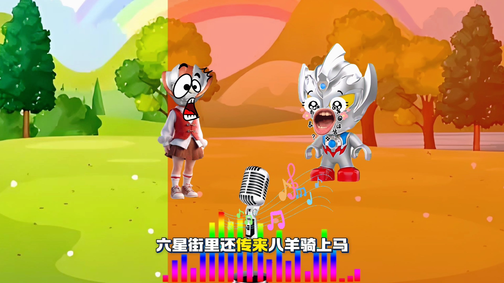 小苹果版奥特曼合唱泰罗奥特曼主题曲合唱